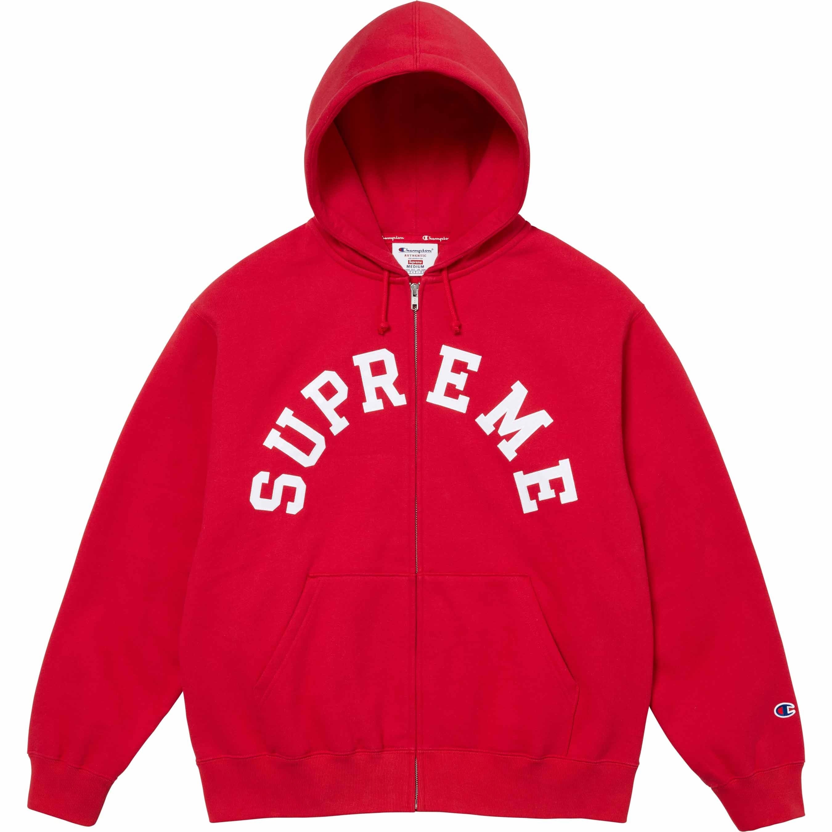 Supreme®/Champion® Zip Up Hooded Sweatshirt view 3